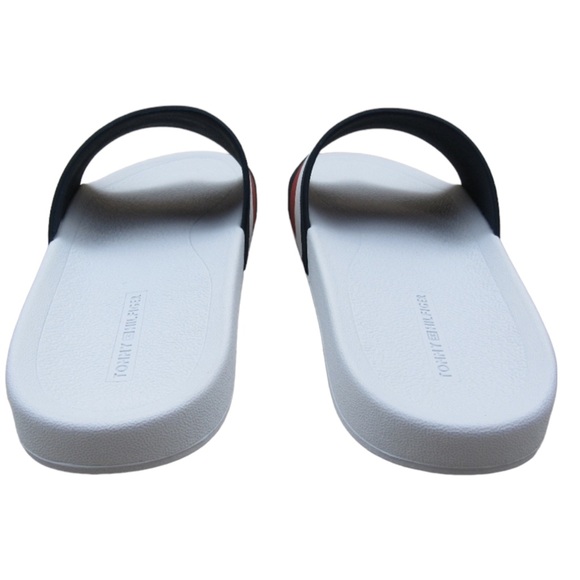 Tommy Hilfiger Earthy Slide Pool Sandal White Men’s - Picture 6 of 6